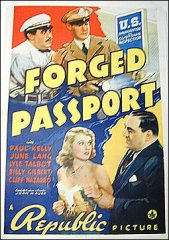 Forged Passport Republic pictures ORIGINAL LINEN BACKED 1SH