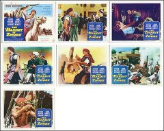 BANDIT OF ZHOBE 8 card set Victor Mature