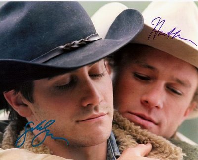 Brokeback Mountain Cast Heath Ledger and Jakke Gyllenhaal