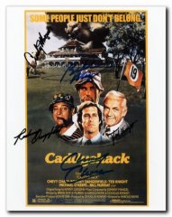 Caddyshack Chevy Chase, Rodney Dangerfield, Ted Knight, Bill Murray & Cindy Morgan