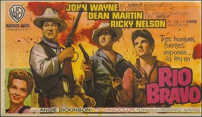 Rio Bravo John Wayne Dean Martin Ricky Nelson double