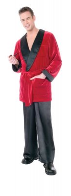 PLAYBOY Licensed Costume HEFS SMOKING JACKET XL