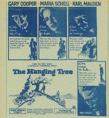 HANGING TREE Gary Cooper, George C.Scott