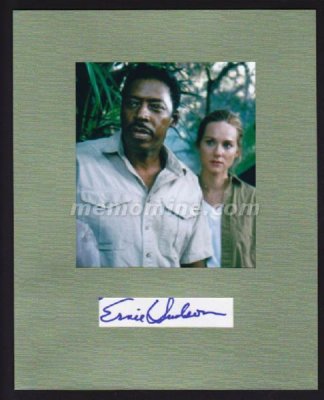 Hudson Ernie CONGO Original Hand Signed 8x10 Display