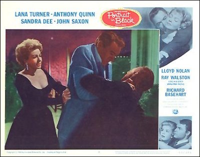 PORTRAIT IN BLACK LANA Turner Anthony Quinn Sandra Dee #2 1960