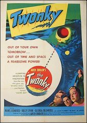 Twonky sci-fi 1953 ORIGINAL LINEN BACKED 1SH