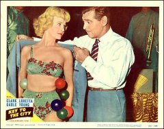 Key to the City Clark Gable Loretta Young both pictured bikini