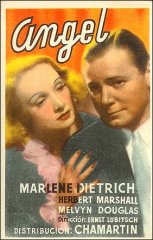 Angel Marlene Detrich Herbert Marshall Melvyn Douglas