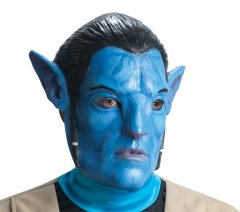 AVATAR Movie Jake Sully 3/4 Vinyl Adult mask**IN STOCK**