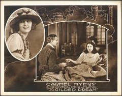 GILDED DREAM Universal CARMEL MYERS 1920