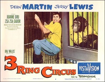 3 Ring Circus Dean Martin Jerry Jewis Zsa Zsa Gabor Joanne Dru