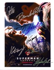 Superman Returns signed by 11 cast members