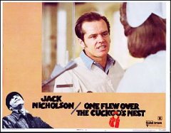 One Flew Over the Cuckoo's Nest Jack Nicholson pictured