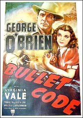 Bullet Code George O'Brian 1940 ORIGINAL LINEN BACKED 1SH