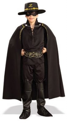 Deluxe Zorro™ Child Cape STD