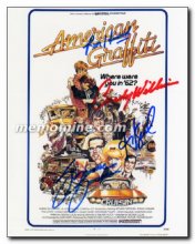 American Graffiti cast signed by Seven