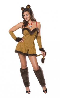 Cowardly Lion Adult Sexy Costume XS, S, M