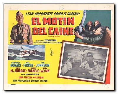 Caine Mutiny Humphery Bogart Jose Ferrer Van Johnson Fred MacMurray 2