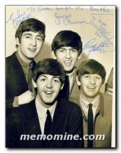 Beatles signed by 4