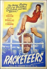 Racketeers Universal 1947 ORIGINAL LINEN BACKED 1SH