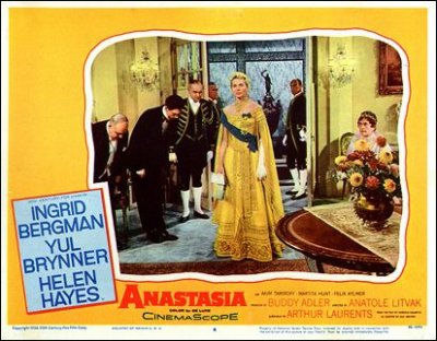 Anastasia Ingrid Bergman Yul Brenner Helen Hayes Bergman Pictured