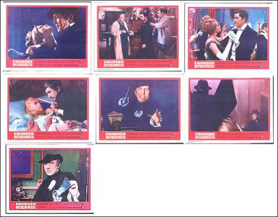 Chamber of Horrors 1966 7 card set Horror