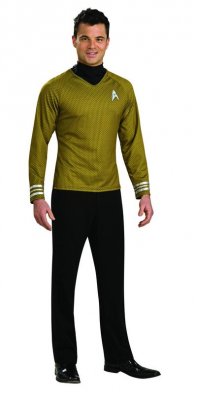 ADULT - STAR TREK Grand Heritage Costume Gold Shirt