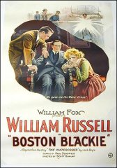 Boston Blackie William Russell Silent 1923 ORIGINAL LINEN BACKED 1SH