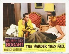 Harder They Fall Humphrey Bogart, Max Baer 1956