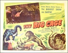 Big Cage Clyde Beatty Anita Page Andy Devine 1950R