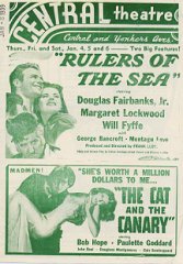 Rulers of the Sea Douglas Fairbanks Jr. Cat and the Canary Bob Hope Paulette Goddard