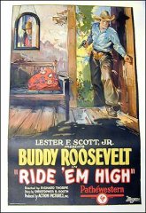 Ride Em High Silent Film ORIGINAL LINEN BACKED 1SH