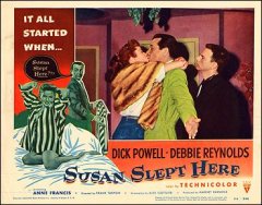 Susan Slept Here Dick Powell Debbie Reynolds