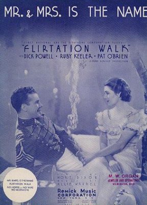Fliteration Walk Dick Powell Ruby Keeler 1934