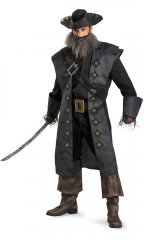 Disney Pirates of the Caribbean Blackbeard Adult Deluxe Costume