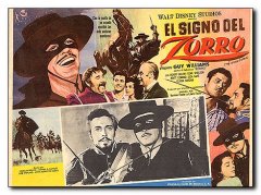 Sign of Zorro Guy Williams Disney Studios multi images reflect different conditions