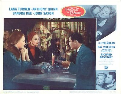 PORTRAIT IN BLACK LANA Turner Anthony Quinn Sandra Dee #6 1960