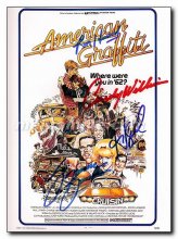 American Graffiti cast signed by Seven