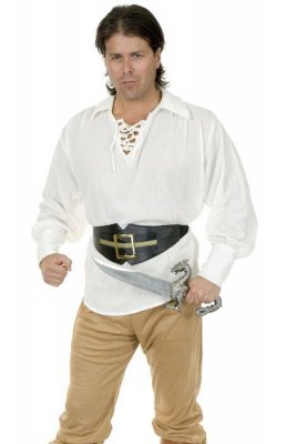 Pirate Shirt Buccaneer - Gauze ( Unisex ) **IN STOCK**