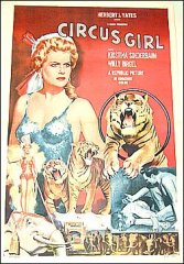 Circus Girl Great Graffics ORIGINAL LINEN BACKED 1SH