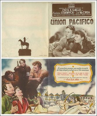 Union Pacfic Barbara Stanwyck Joel McCrea double