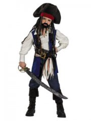 Captain Jack Sparrow Dlx Child Costume Size 14-16