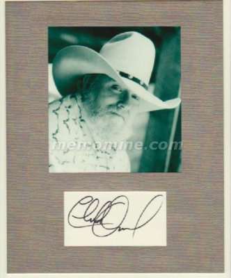 Daniels Charlie DEVIL WENT DOWN GEORGIA Original Hand Signed 8x10 Display