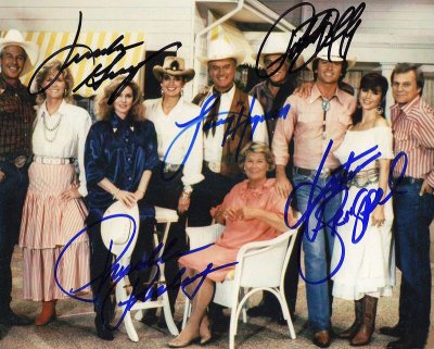 Dallas cast signed