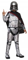 Star Wars Force Awakens Captain Phasma Child Classic Costume Size S,M,L
