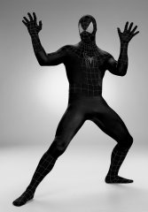 Black Suited Deluxe Rental Movie Quality Spider-Man costume