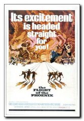 Flight of the Phoenix James Stewart 1966 ORIGINAL LINEN BACKED 1SH