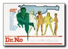 Dr. No British Quad style James Bond Connery