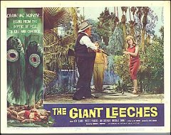 Giant Leeches Censor Stamp 1959