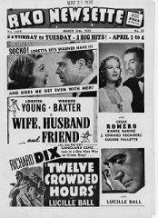 Wife Husband Friend Loretta Young Warner Baxter Twelve Crowded Hours Lucile Ball